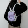 Outdoor backpack, drawstring mini casual bag, lightweight and versatile travel and mountaineering bag, women's lightweight travel small backpack Application Scenario